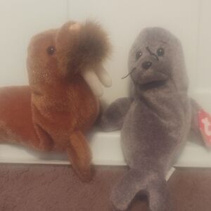 Beanie Babies Slippery And Paul
